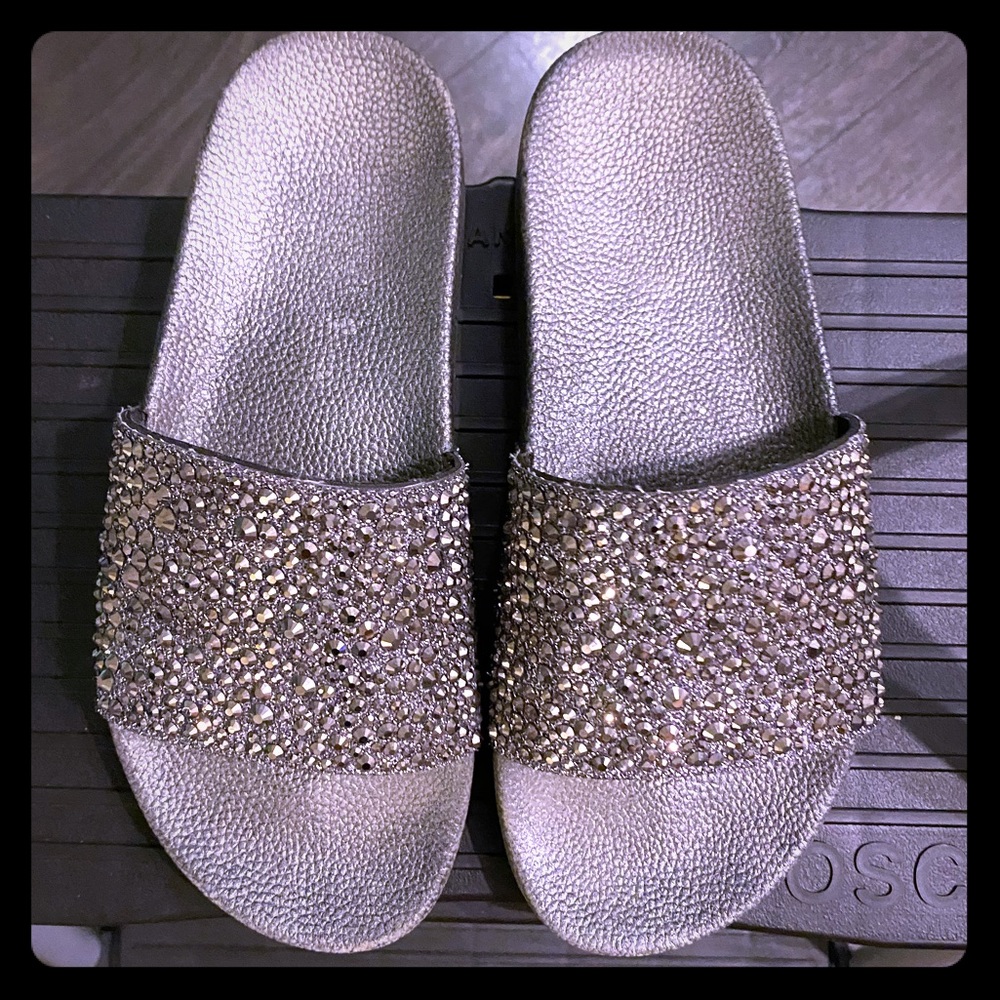 Steve Madden Rhinestone Slide Sandal